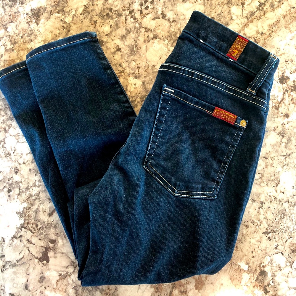 7 for all mankind the high waist skinny